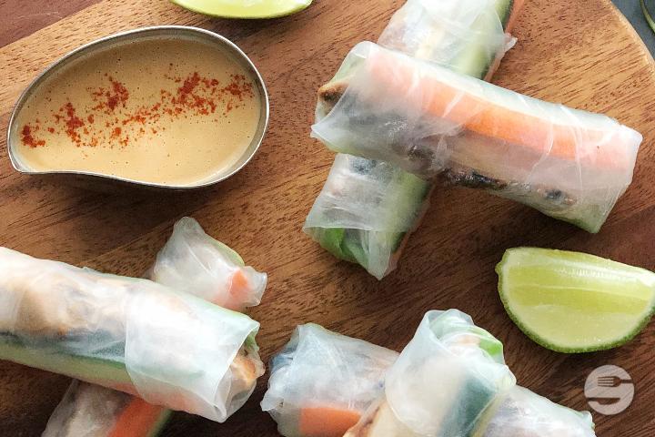 106. Vegetable Spring Rolls - Le Lotus