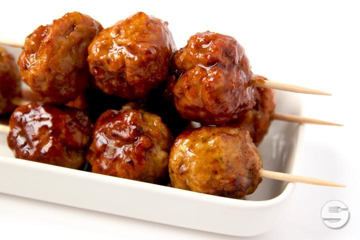 8. Chicken Dumpling Skewers - Le Lotus
