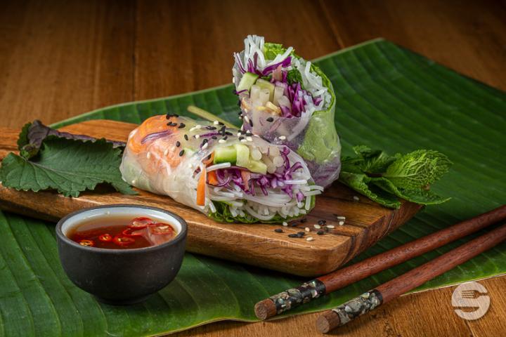 Vegetable Summer Rolls - Sô' 88 Vietnam street food