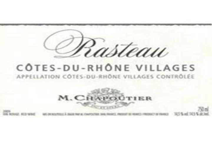 Côte du Rhône Rasteau, M. Chapoutier - Indian Food Station