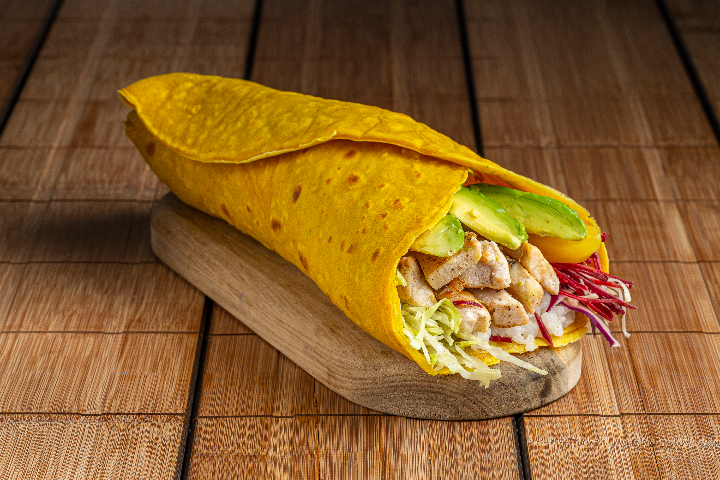 B2. Wrap Yellow Curry Chicken - Thaï Away