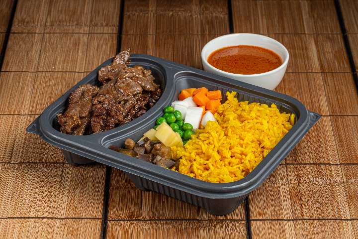 D1. Rice Box au bœuf grillé - Thaï Away