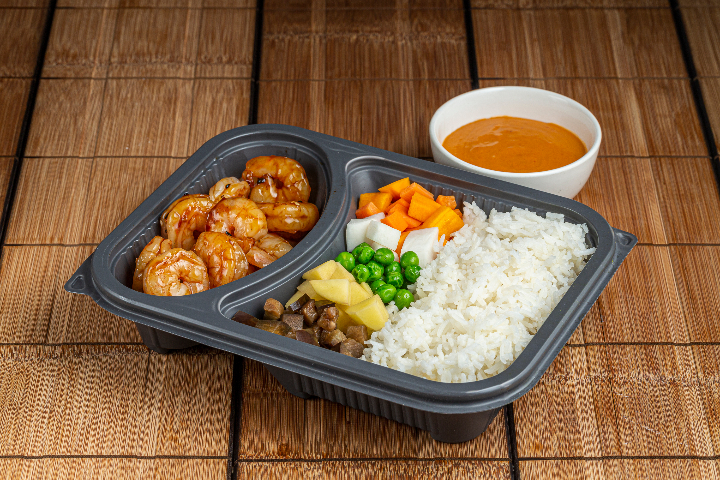 D3. Rice box aux crevettes grillées - Thaï Away