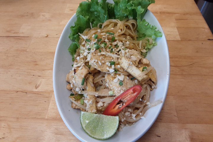 Pad Thai tofu et Poulet - Chez Quang