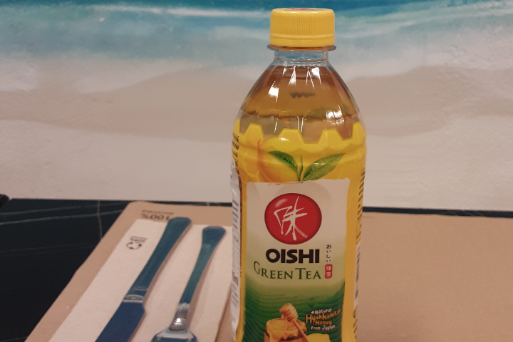 Oishi green tea - Chez Quang