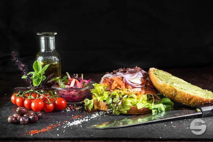 Bagnat Bread with Trout Gravlax - Fast Mood by L'Embouchure Food Lab