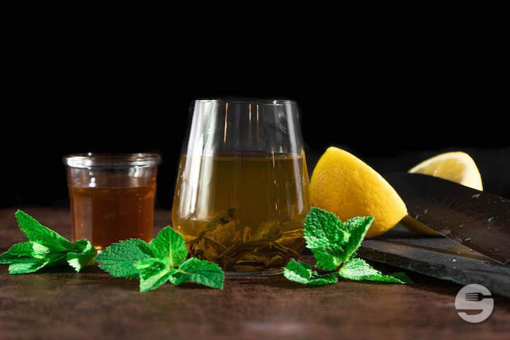 Ice tea, Green Tea with Mint and Honey - Fast Mood by L'Embouchure Food Lab