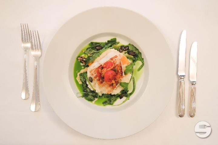 Pikeperch fillet from the grill - Café Gourmet - Schweizerhof
