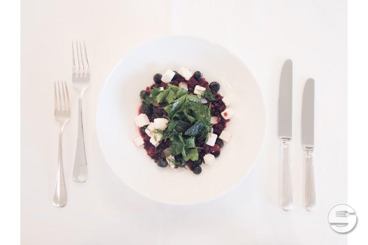 Randen-Belugalinsensalat - Café Gourmet - Schweizerhof