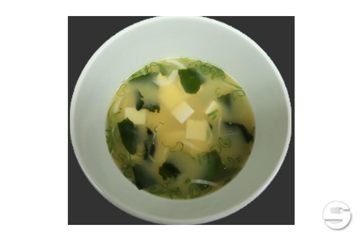 Miso Suppe mit Tofu - Sushi Palace