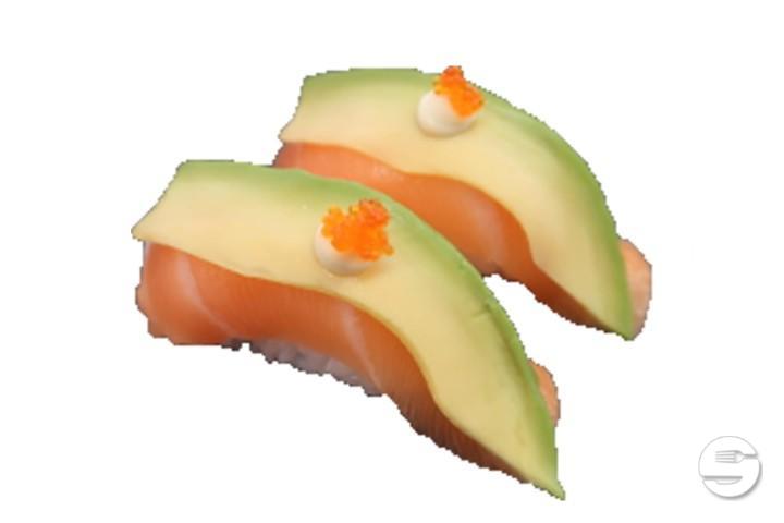 Lachs und Avocado - Sushi Palace