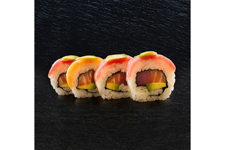Mixed Rainbow Roll - Sushi Palace Zürich