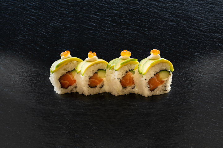 Rainbow Lachs Roll - Sushi Palace Zürich