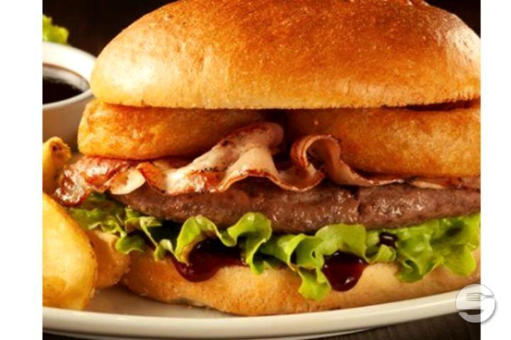Cheese & BBQ Burger - Old Wild West