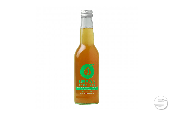 Kombucha Thé Vert Menthe Poivrée - Poke & Co