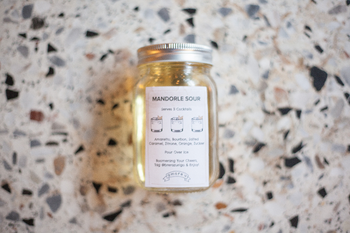 Mandorle sour (serves 3 cocktails, 0.5L) - Brera