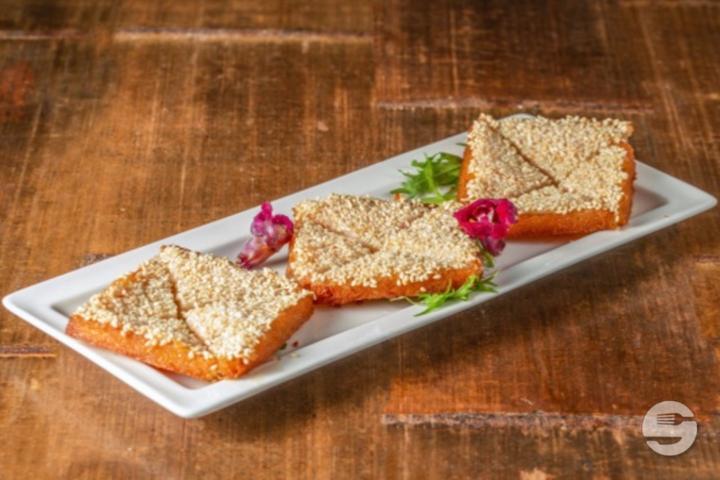 Shrimp Toast - Chez Kei