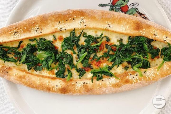 Spinach pide - Zermatt Kebap Haus