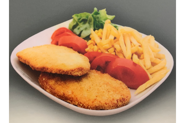 Chicken schnitzel platter - La Sofra Fine Food