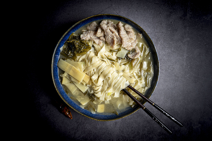 Noodles with Pickled Vegetables - Noodle & Dumpling
