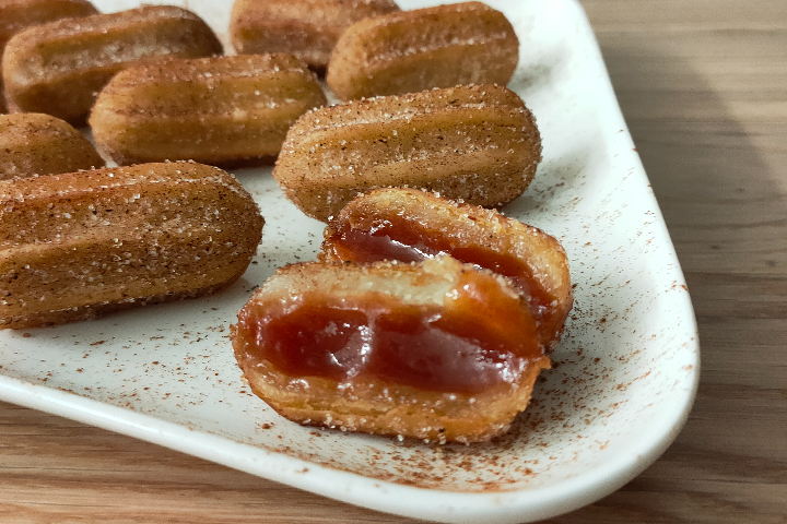 Churros Filled with Guava - Saveur Maison Traiteur