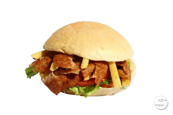 Kebab Focaccia con patate fritte - Moogi Kebab