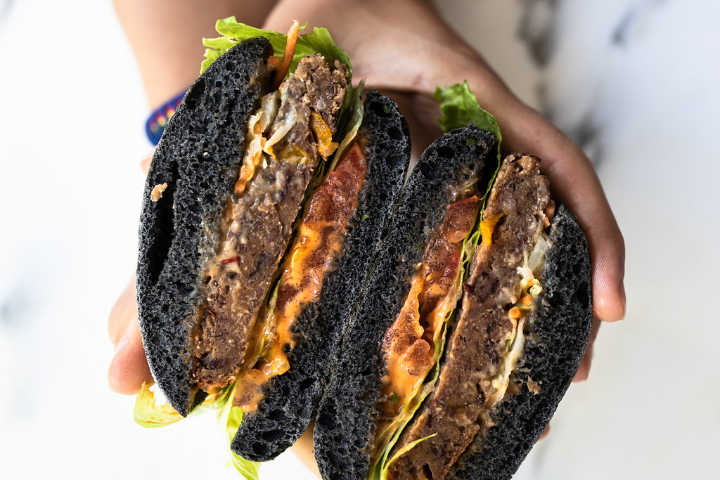 Black Teff Burger Sandwich - Tibits