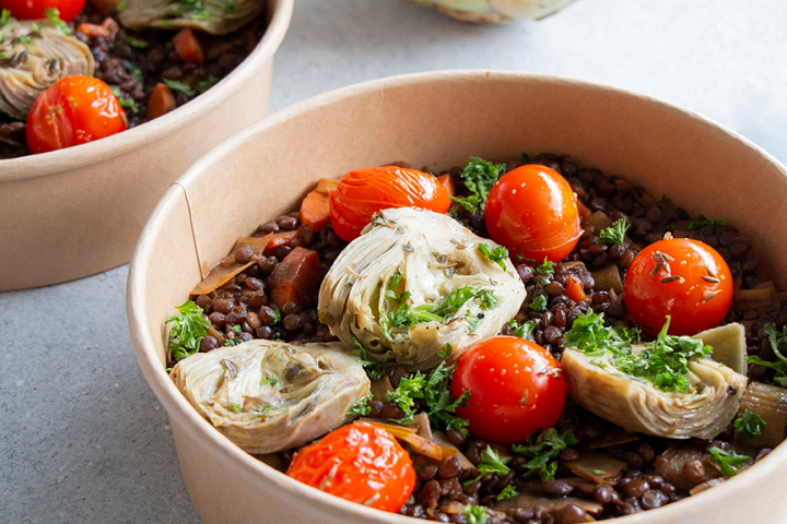 Bowl aux lentilles balsamiques - Tibits