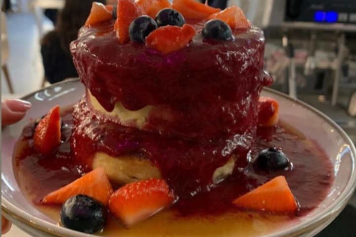 Pancakes Maple-Berries - L'impression Café
