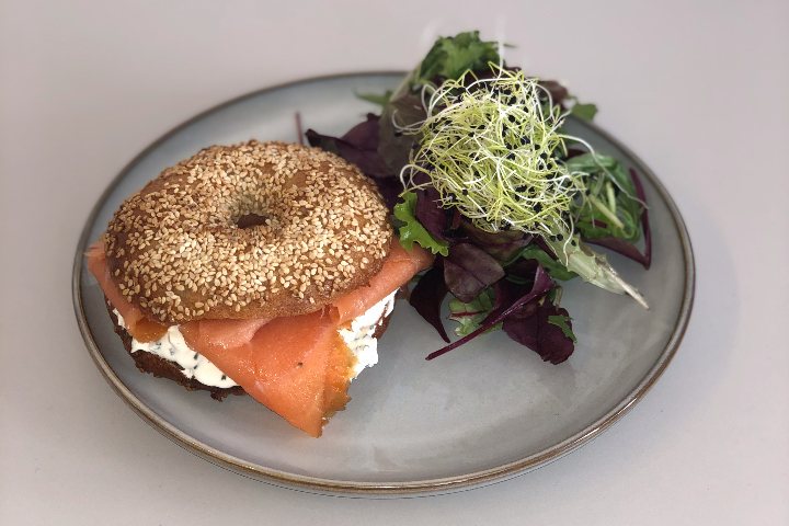 Sandwich bagel - L'impression Café