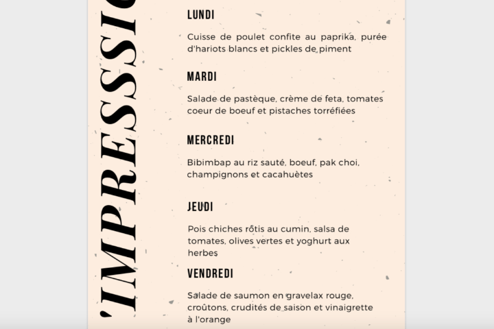 Dish of the Day - L'impression Café