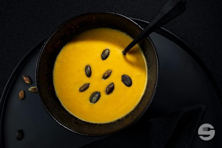 Pumpkin and vanilla soup (vegetarian) - Luzis