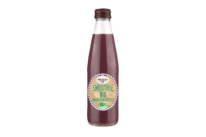 Meneau Organic Banana ACA Blueberry Smoothie - Castrischer