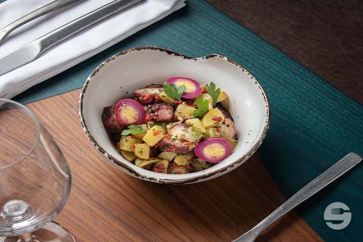 Octopus Salad - Monsieur Bouillon