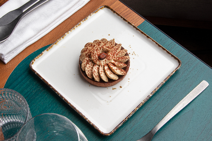 Cappuccino Tartlet with Mocha Cream - Monsieur Bouillon