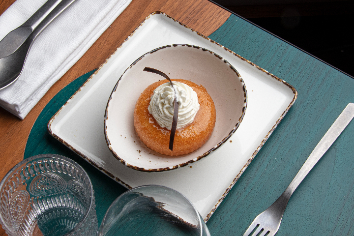 Rum Baba with Whipped Cream - Monsieur Bouillon
