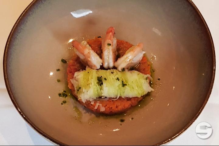Bolognaise de Crevettes à la Mangue Verte - Café des Banques