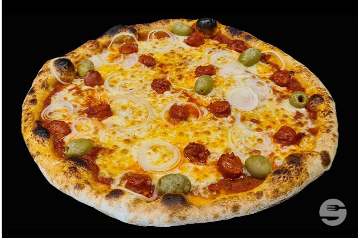 Pizza Merguez 33cm - Brasseur des Grottes