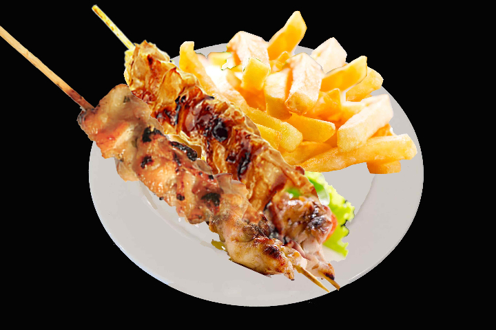 Brochettes de Poulet au Curry, Grillées - Brasseur des Grottes