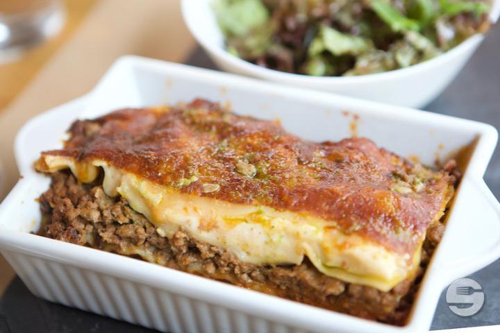 Homemade Pure Beef Lasagna - Bistrot La Fabrique
