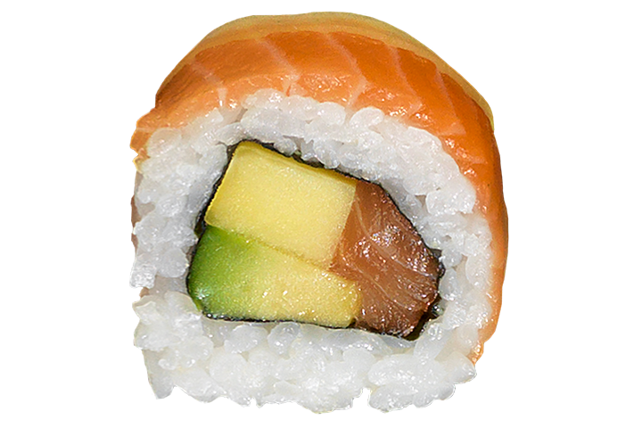 Rainbow Roll Salmon loves Mango (2 Stk.) - Nooch Asian Kitchen Zurich