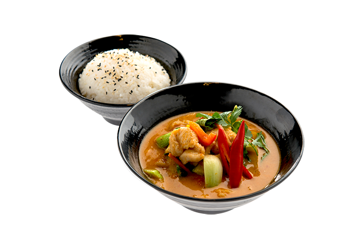 Panang Curry mit Ente - Nooch Asian Kitchen Zurich