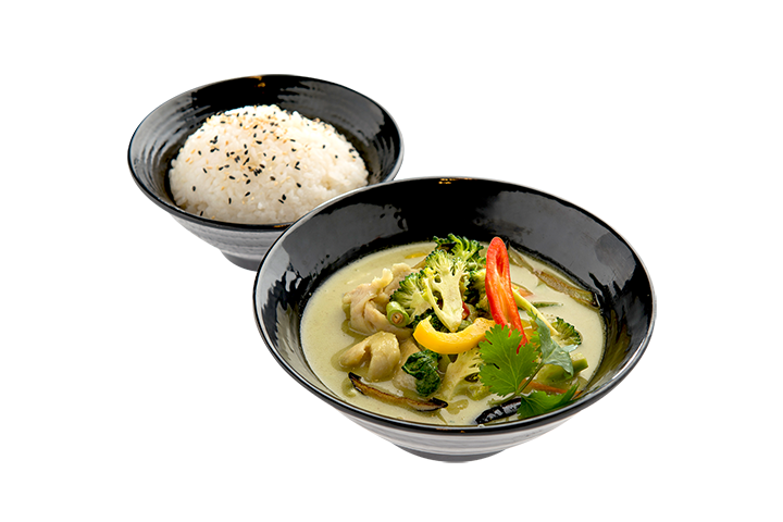 Green & Hot Curry mit Rindfleisch - Nooch Asian Kitchen Zurich