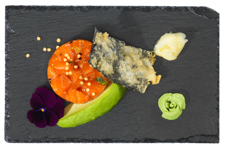 Spicy Salmon Tatar - Nooch Asian Kitchen Zurich