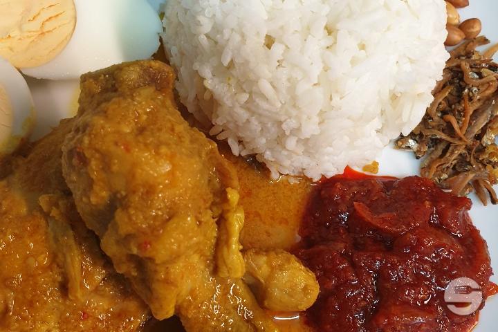 N2. Nasi Lemak Kari Ayam - Sedap Kitchen
