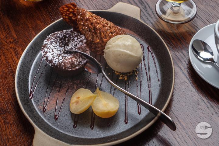 Brownie au Chocolat et Praline rose - Odeon