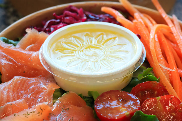 Salade Saumon Gravelax - Gilles Desplanches