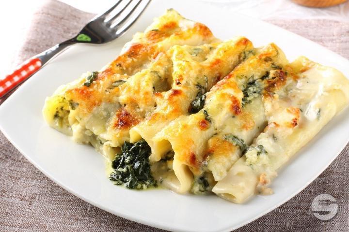 Cannelloni mit Spinat oder Fleisch - Snack-Boxenstopp