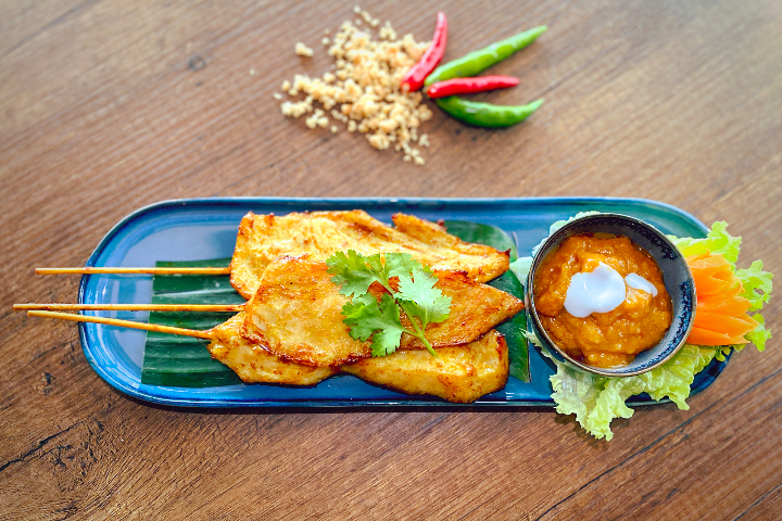 Brochettes de Poulet Satay - KO-AH