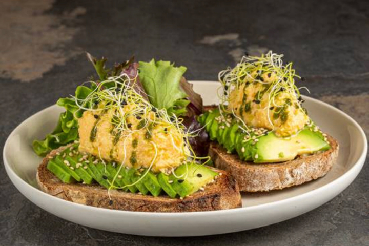 Scrambled Eggs & Avocado Toast - White Rabbit Brunch & Co
